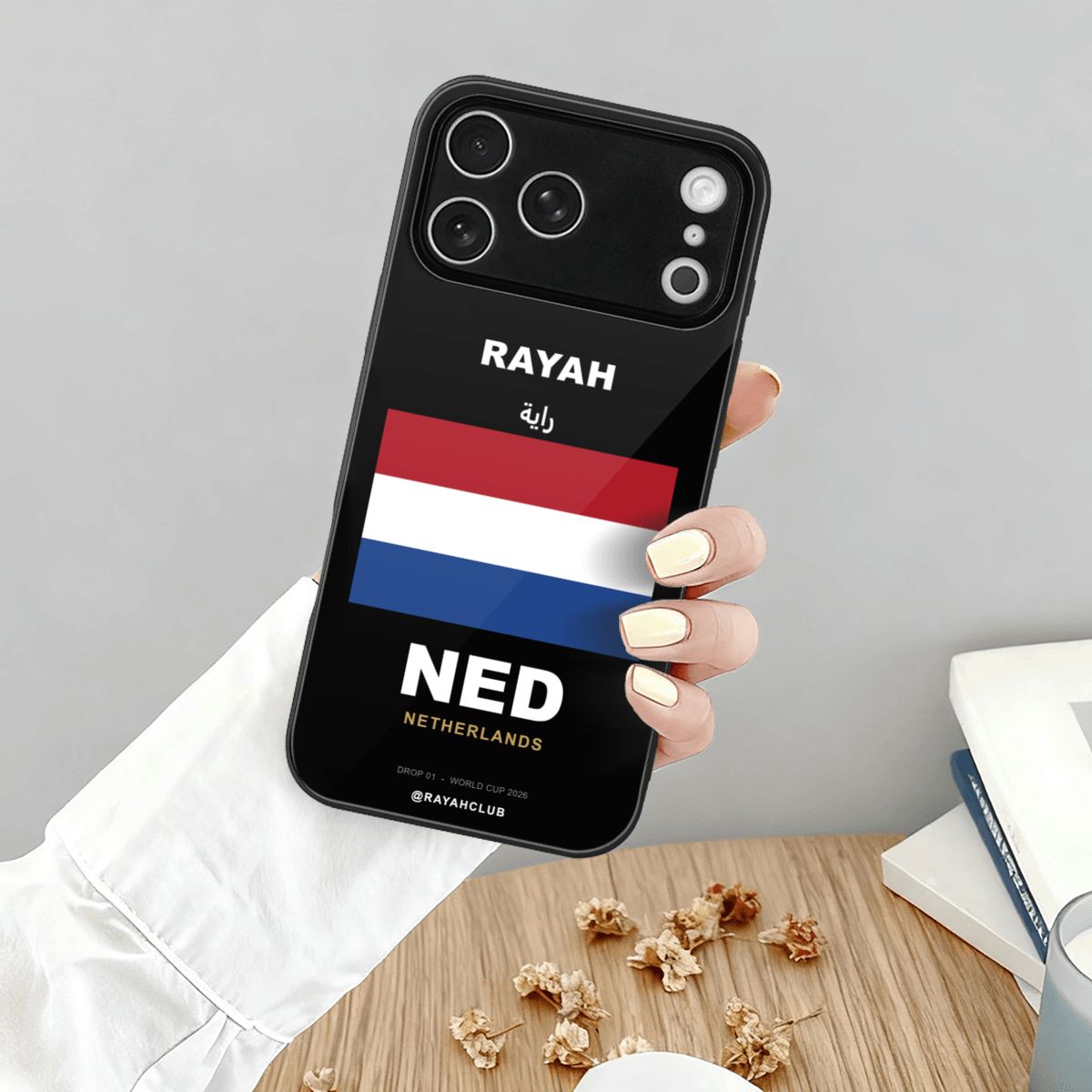 Netherlands iPhone 17 Pro Max Glass Case — RAYAH.club