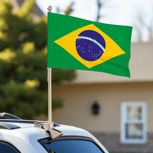 Brazil Car Flag — RAYAH.club