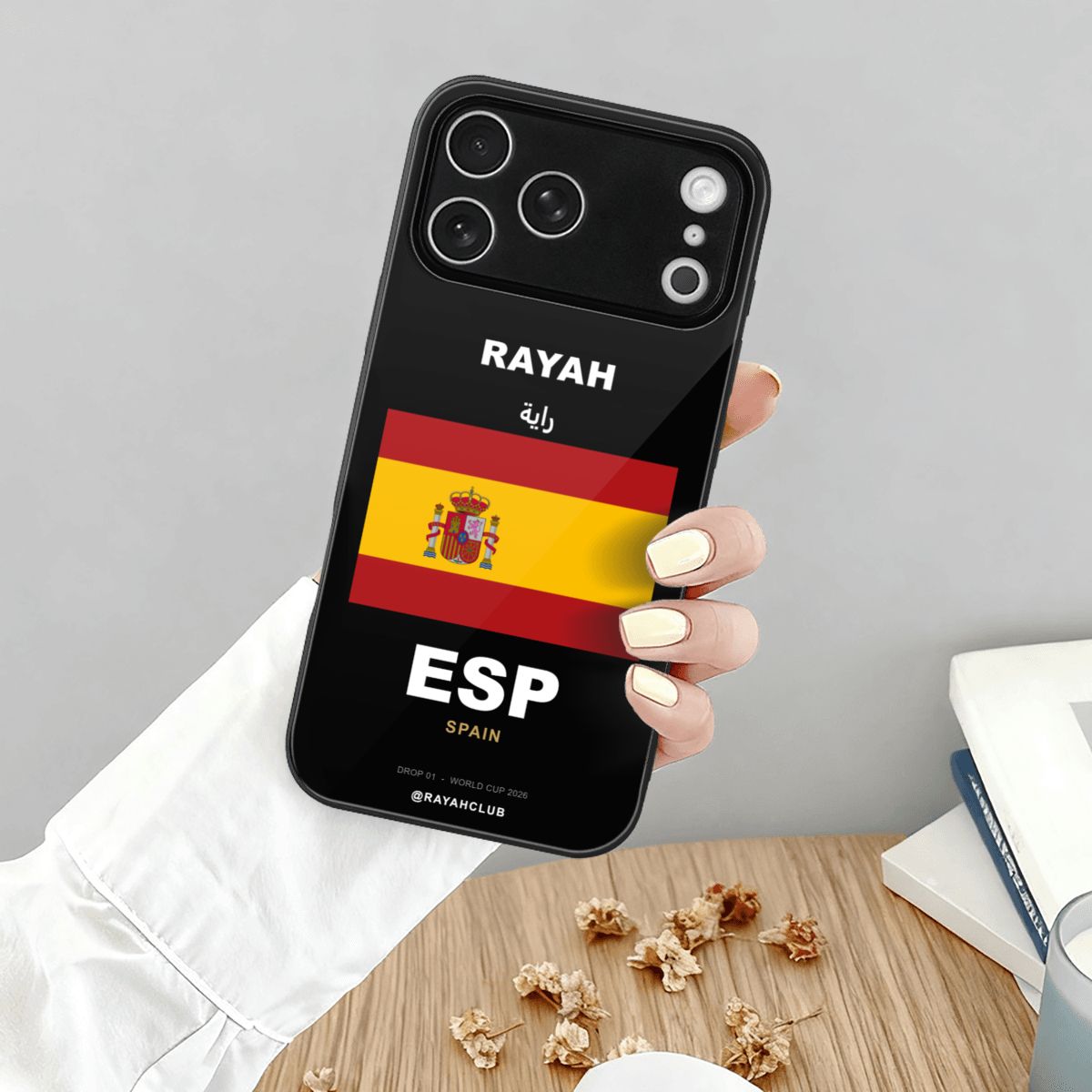 Spain iPhone 17 Pro Max Glass Case — RAYAH.club