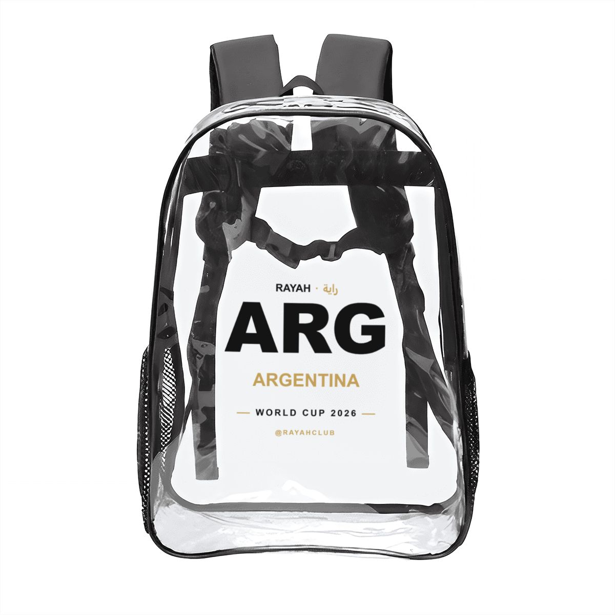 Argentina Clear Stadium Backpack — RAYAH.club