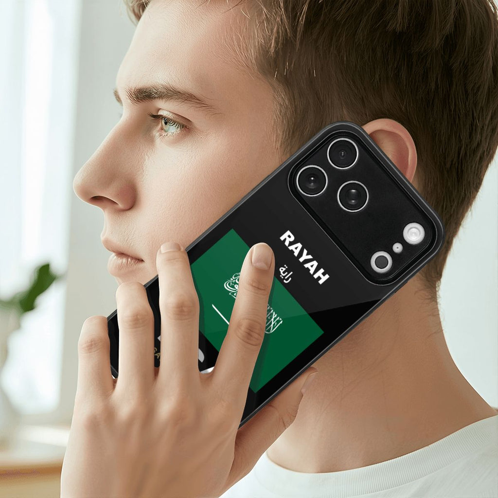 Saudi Arabia iPhone 17 Pro Max Glass Case — RAYAH.club