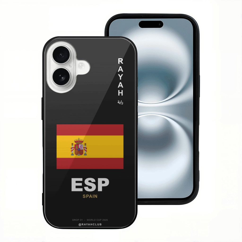 Spain iPhone 16 Glass Case — RAYAH.club