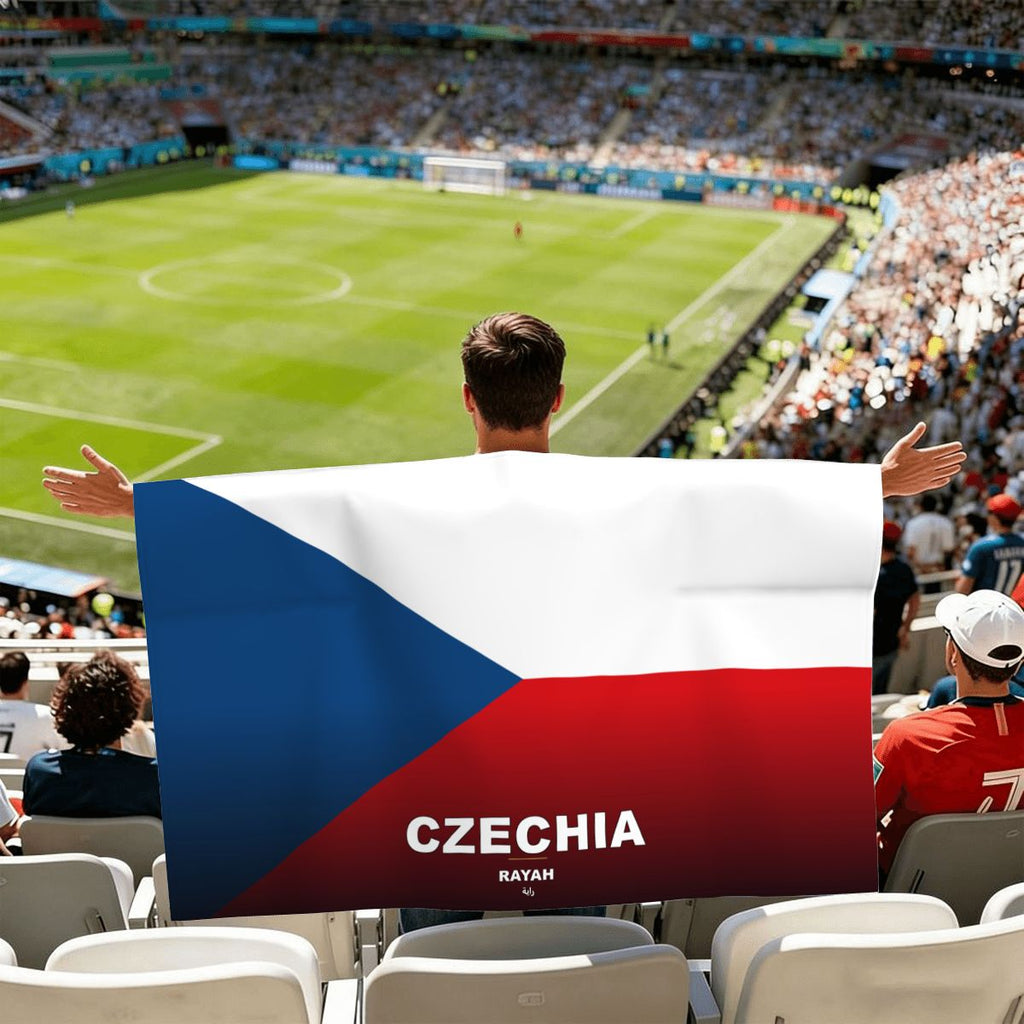 Czechia World Cup 2026 Cape — Fan Flag Wearable