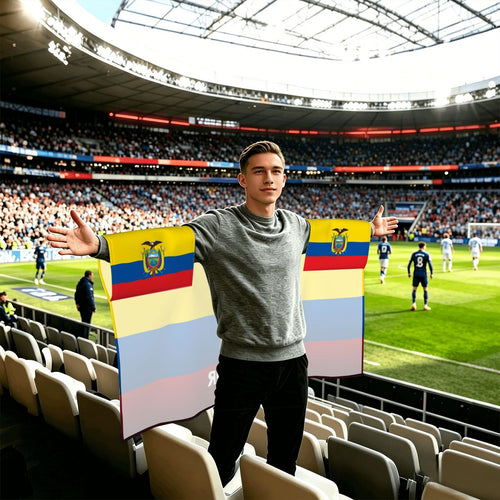 Ecuador World Cup 2026 Cape — Fan Flag Wearable
