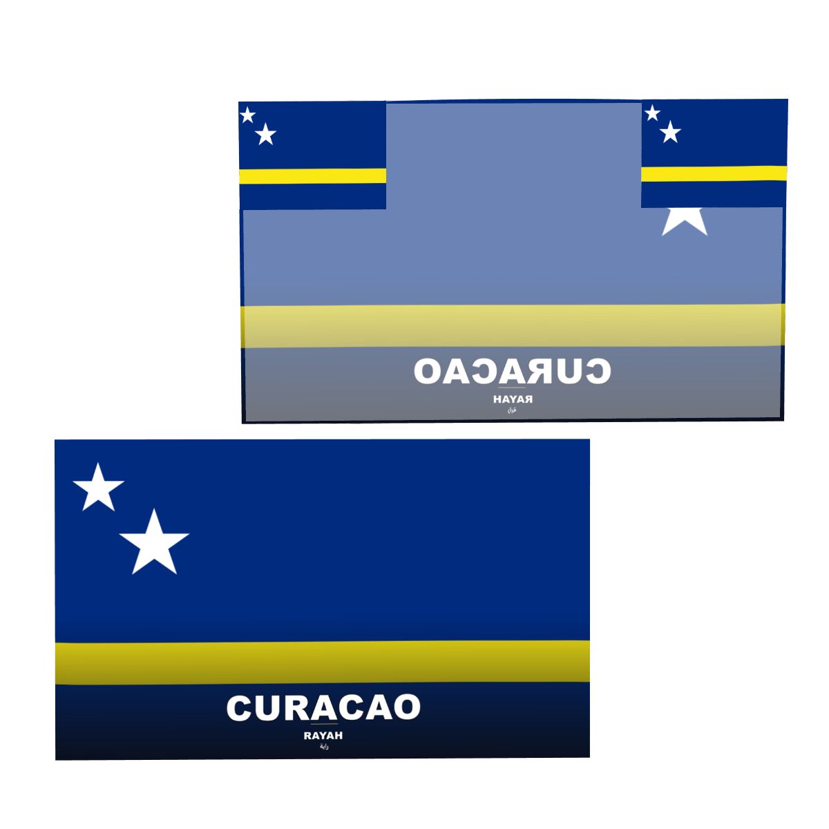 Curacao World Cup 2026 Cape — Fan Flag Wearable