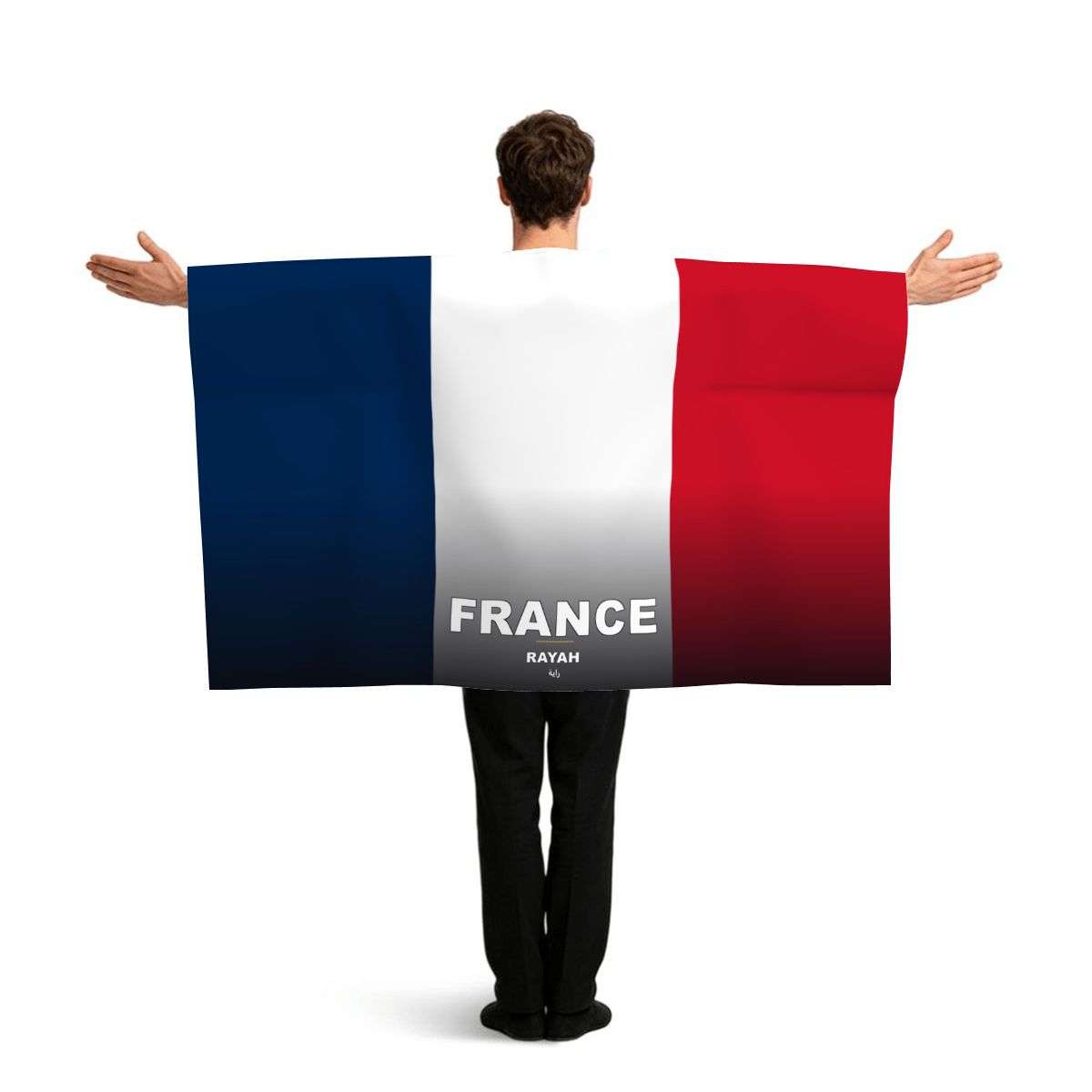 France Flag Sleeve Cape — RAYAH.club