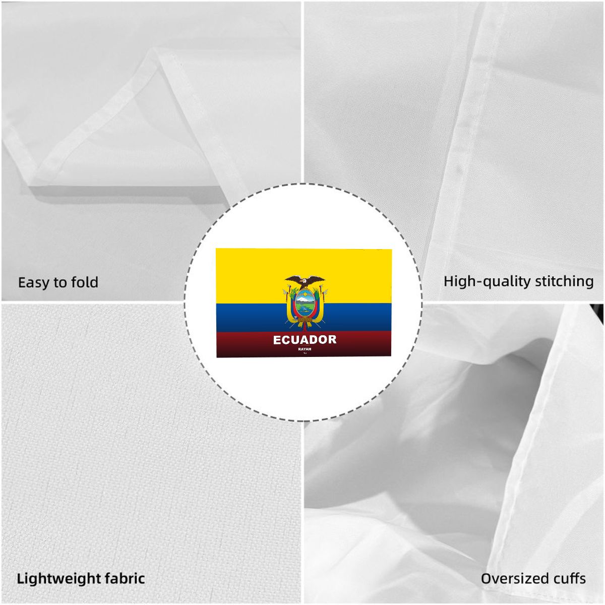 Ecuador World Cup 2026 Cape — Fan Flag Wearable