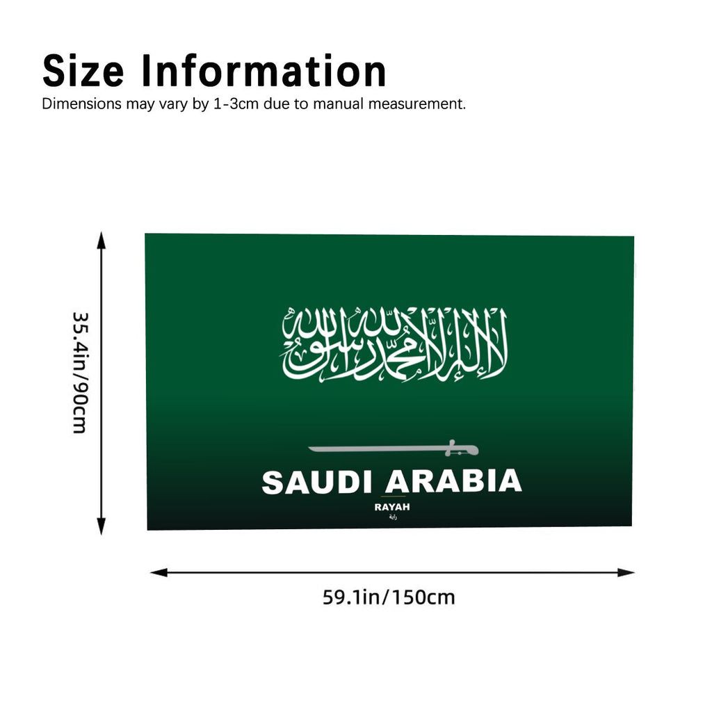 Saudi Arabia Flag Sleeve Cape — RAYAH.club