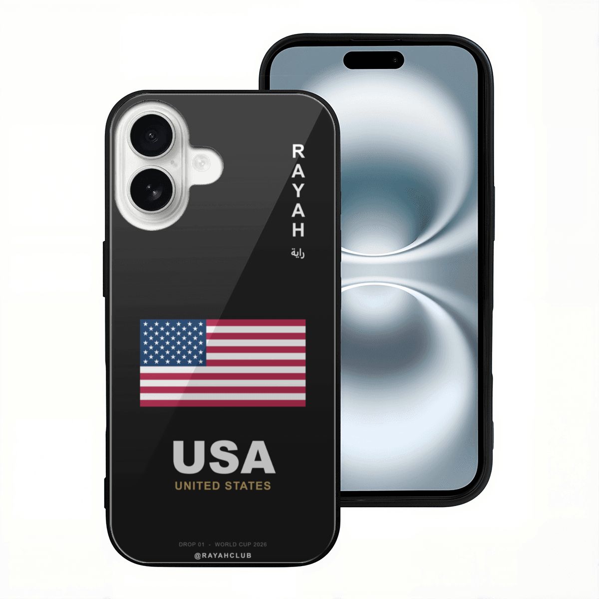 United States iPhone 16 Glass Case — RAYAH.club