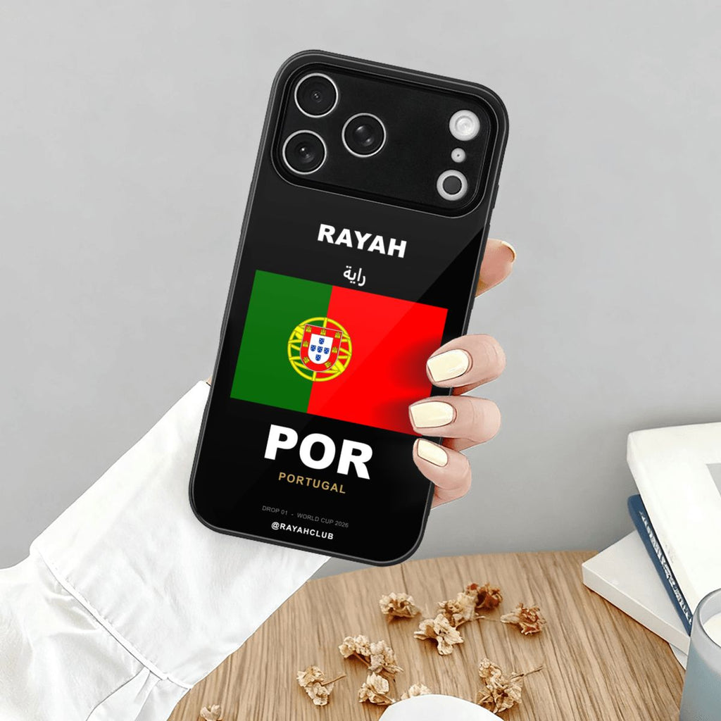 Portugal iPhone 17 Pro Max Glass Case — RAYAH.club