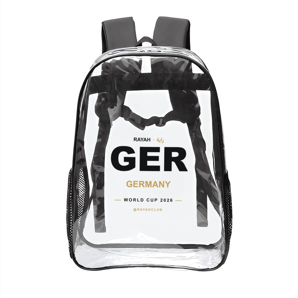 Germany Clear Stadium Backpack — RAYAH.club
