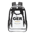 Germany Clear Stadium Backpack — RAYAH.club