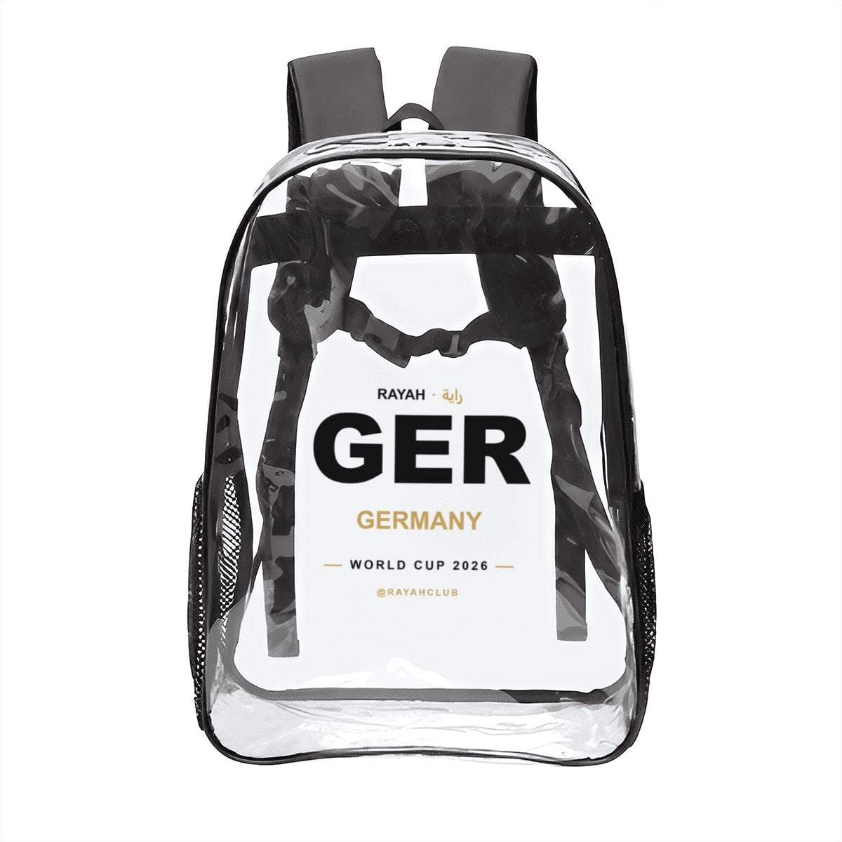 Germany Clear Stadium Backpack — RAYAH.club