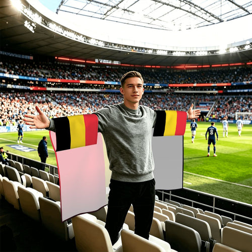 Belgium World Cup 2026 Cape — Fan Flag Wearable