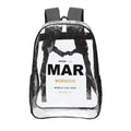 Morocco Clear Stadium Backpack — RAYAH.club