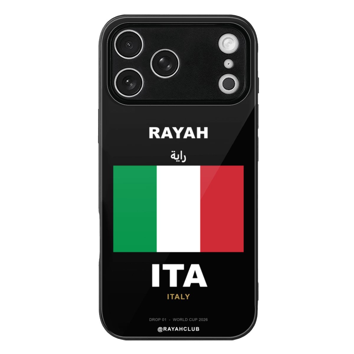 Italy iPhone 17 Pro Max Glass Case — RAYAH.club