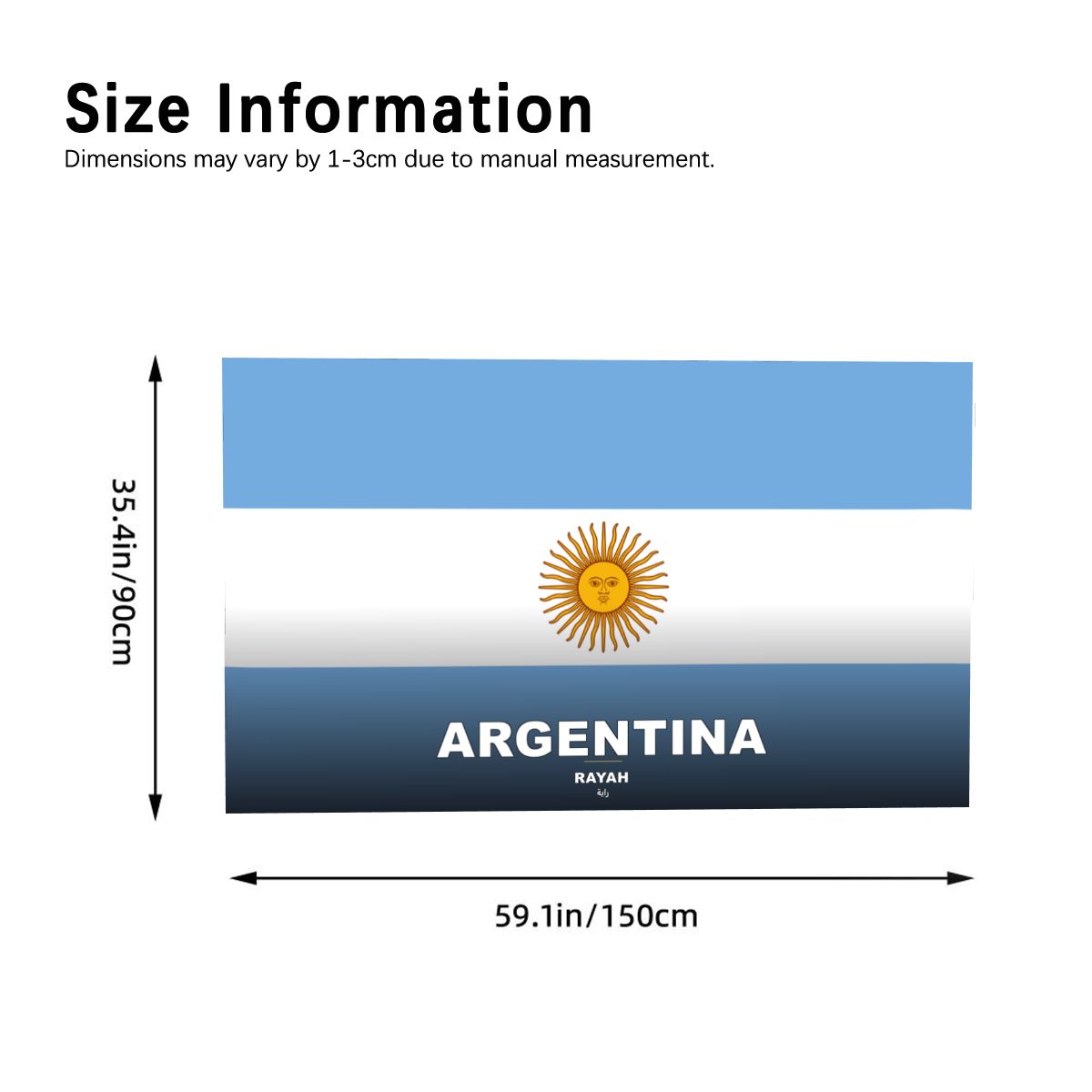 Argentina Flag Sleeve Cape — RAYAH.club