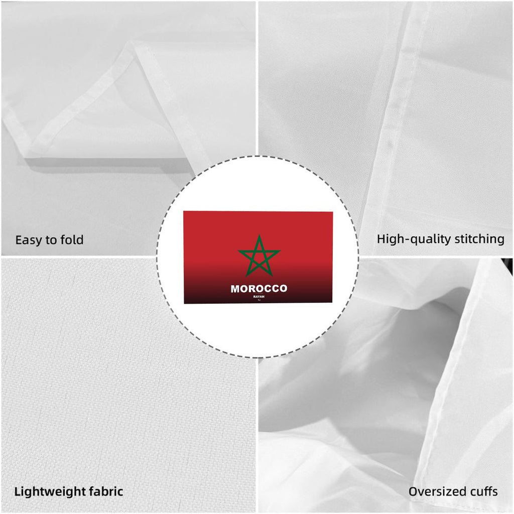 Morocco Flag Sleeve Cape — RAYAH.club