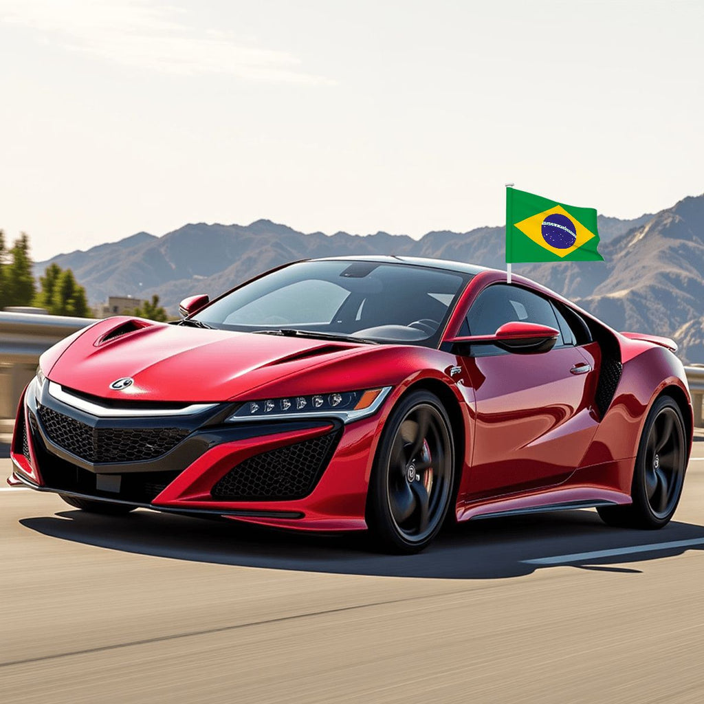 Brazil Car Flag — RAYAH.club
