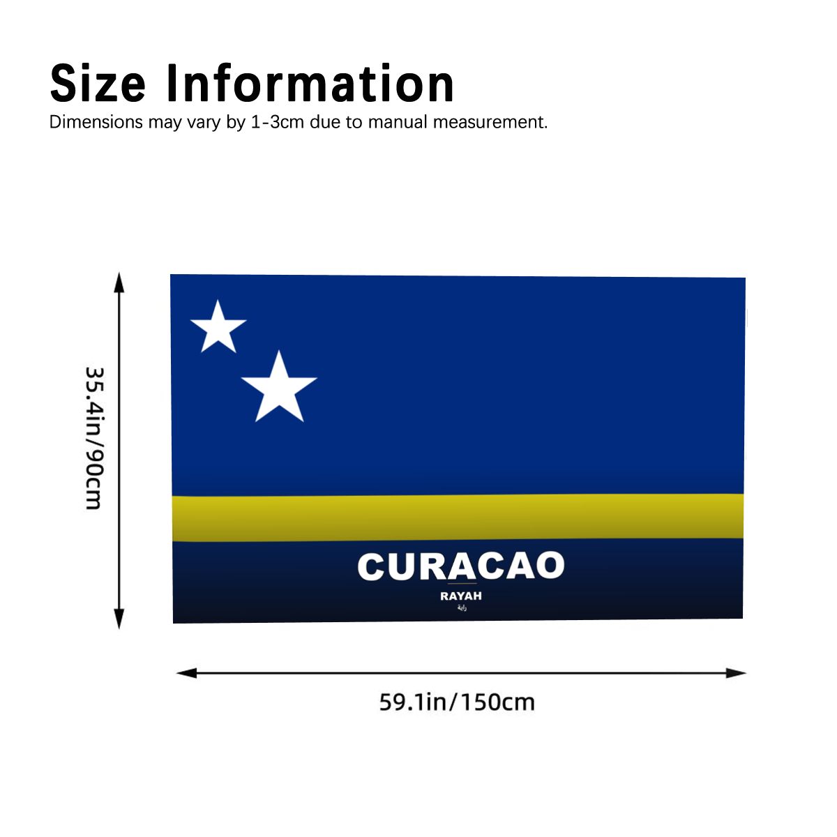 Curacao World Cup 2026 Cape — Fan Flag Wearable