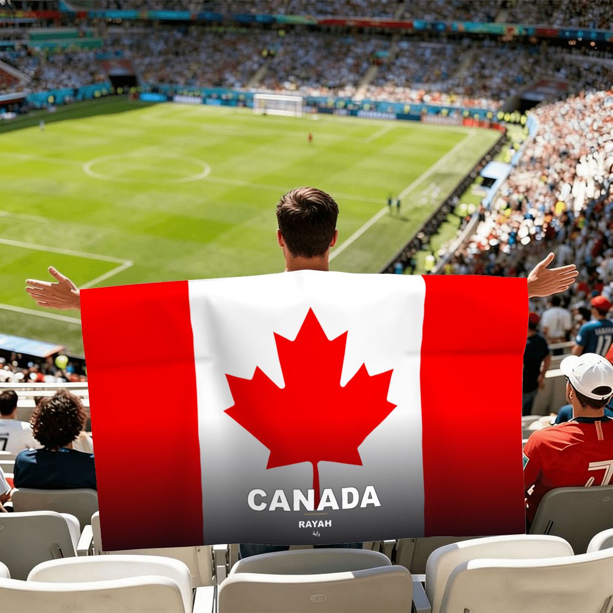 Canada World Cup 2026 Cape — Fan Flag Wearable
