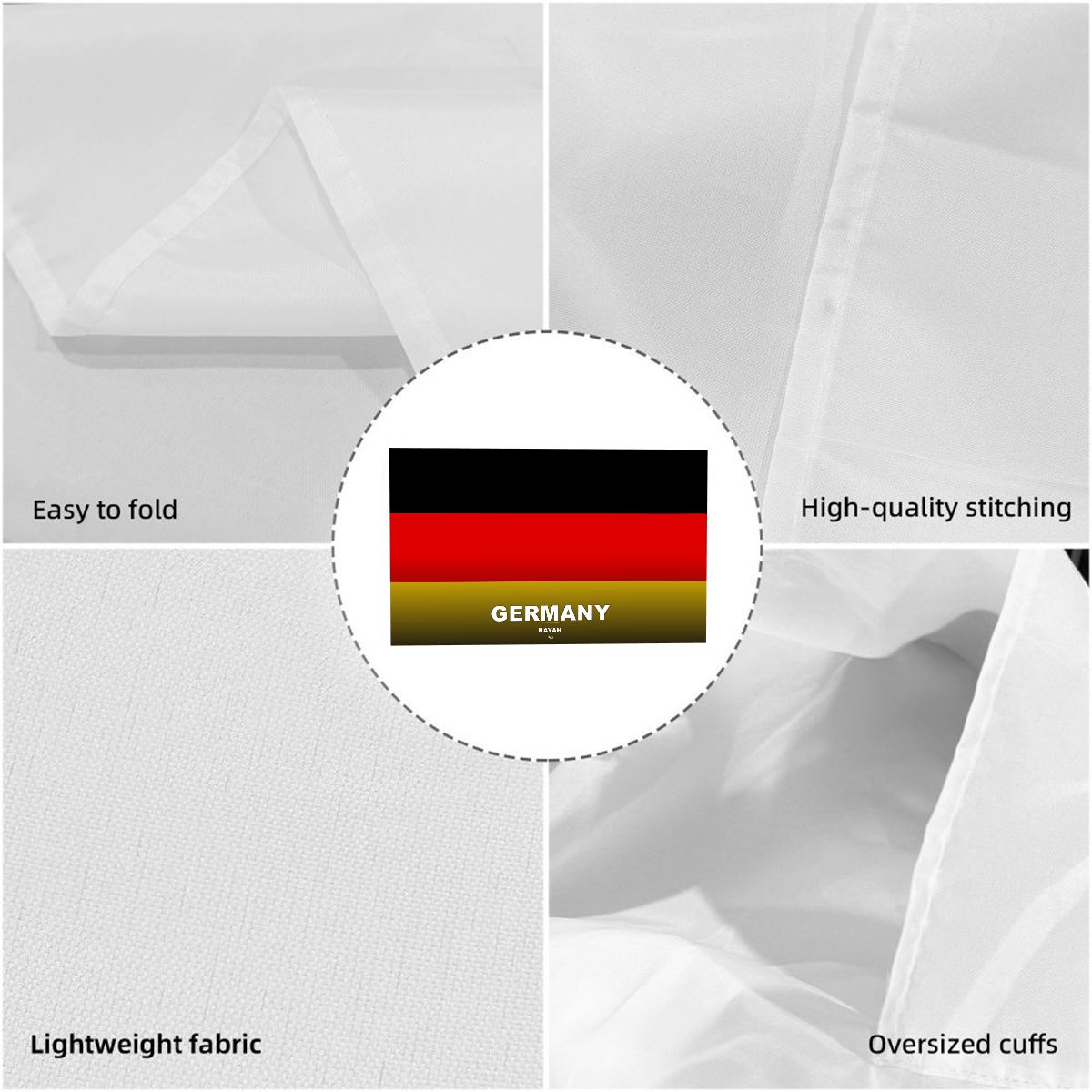 Germany Flag Sleeve Cape — RAYAH.club