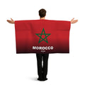 Morocco Flag Sleeve Cape — RAYAH.club