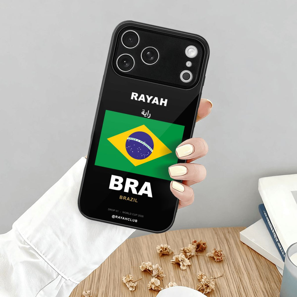 Brazil iPhone 17 Pro Max Glass Case — RAYAH.club