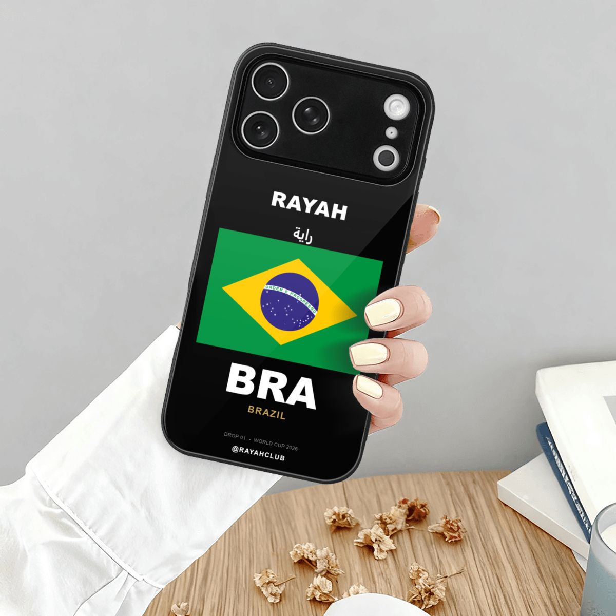 Brazil iPhone 17 Pro Max Glass Case — RAYAH.club