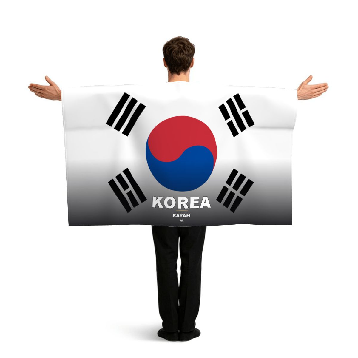 South Korea Flag Sleeve Cape — RAYAH.club