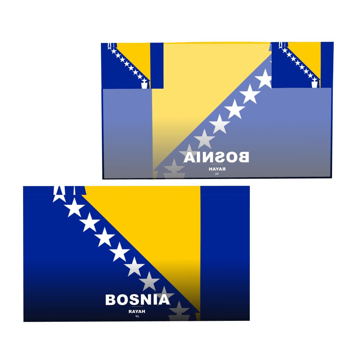 Bosnia World Cup 2026 Cape — Fan Flag Wearable