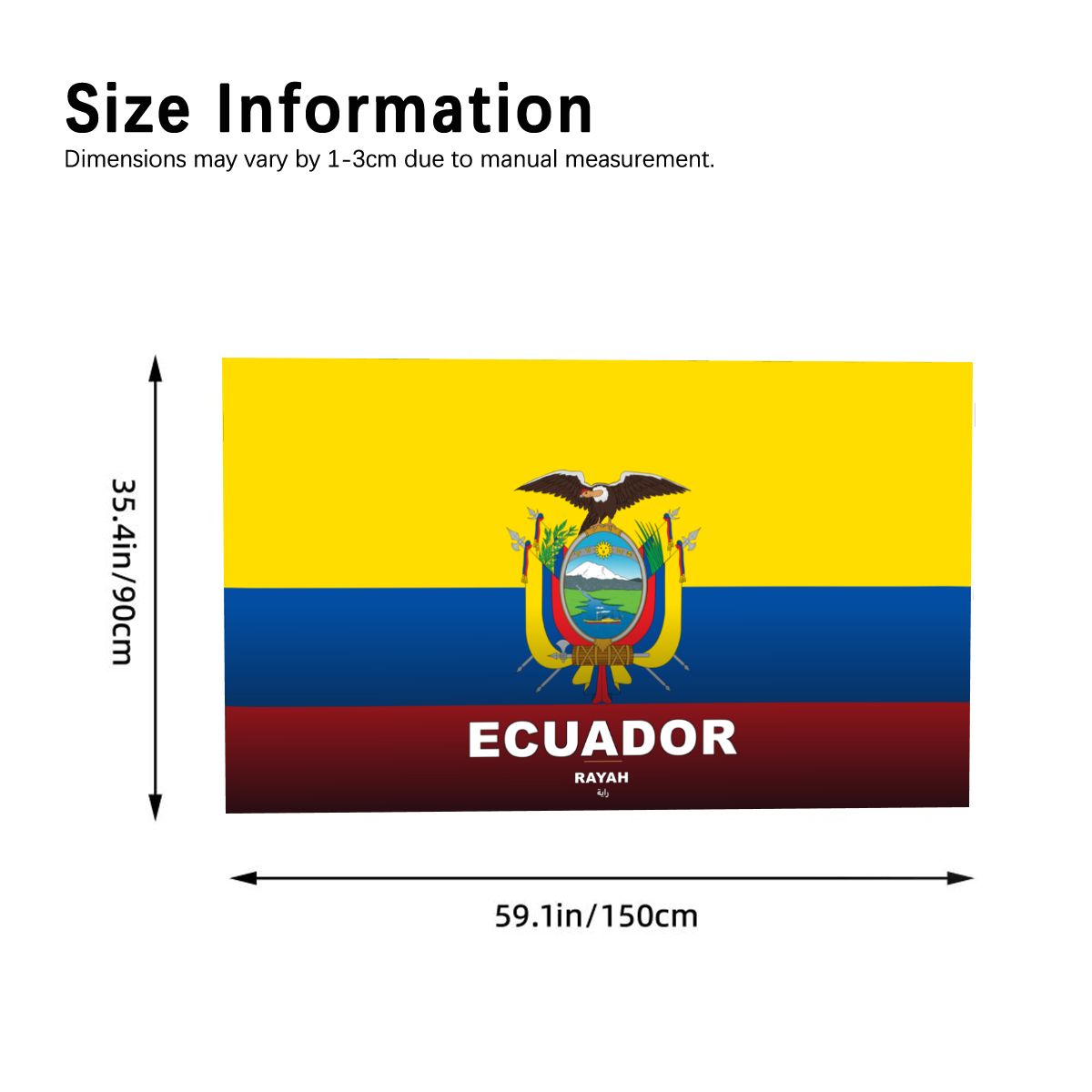 Ecuador World Cup 2026 Cape — Fan Flag Wearable