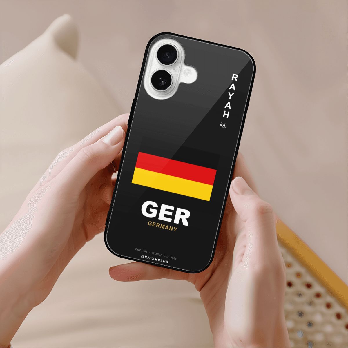 Germany iPhone 16 Glass Case — RAYAH.club