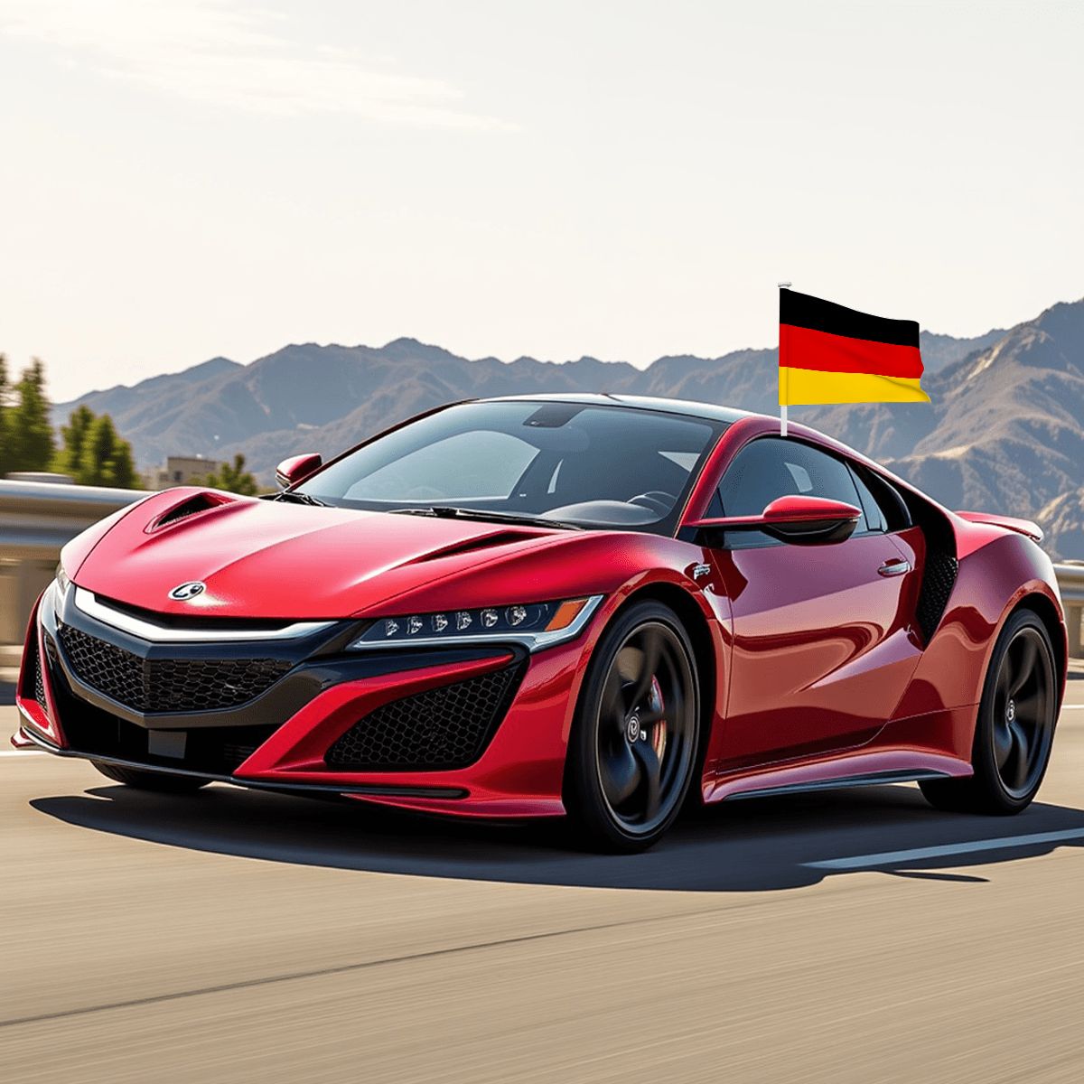 Germany Car Flag — RAYAH.club