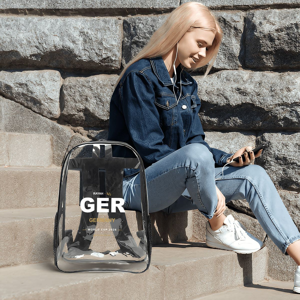 Germany Clear Stadium Backpack — RAYAH.club
