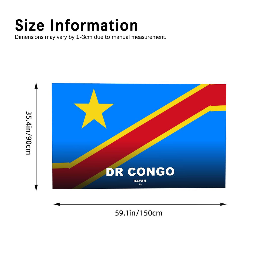 DR Congo World Cup 2026 Cape — Fan Flag Wearable