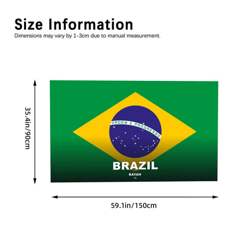 Brazil Flag Sleeve Cape — RAYAH.club
