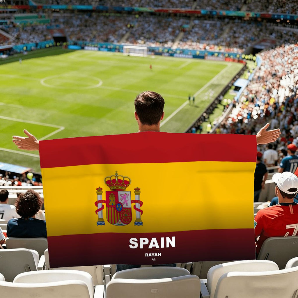 Spain Flag Sleeve Cape — RAYAH.club