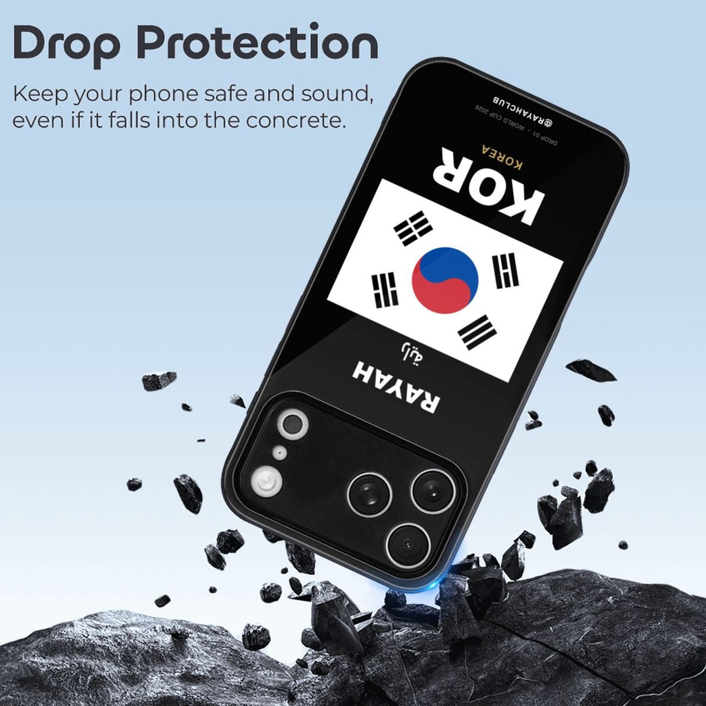South Korea iPhone 17 Pro Max Glass Case — RAYAH.club