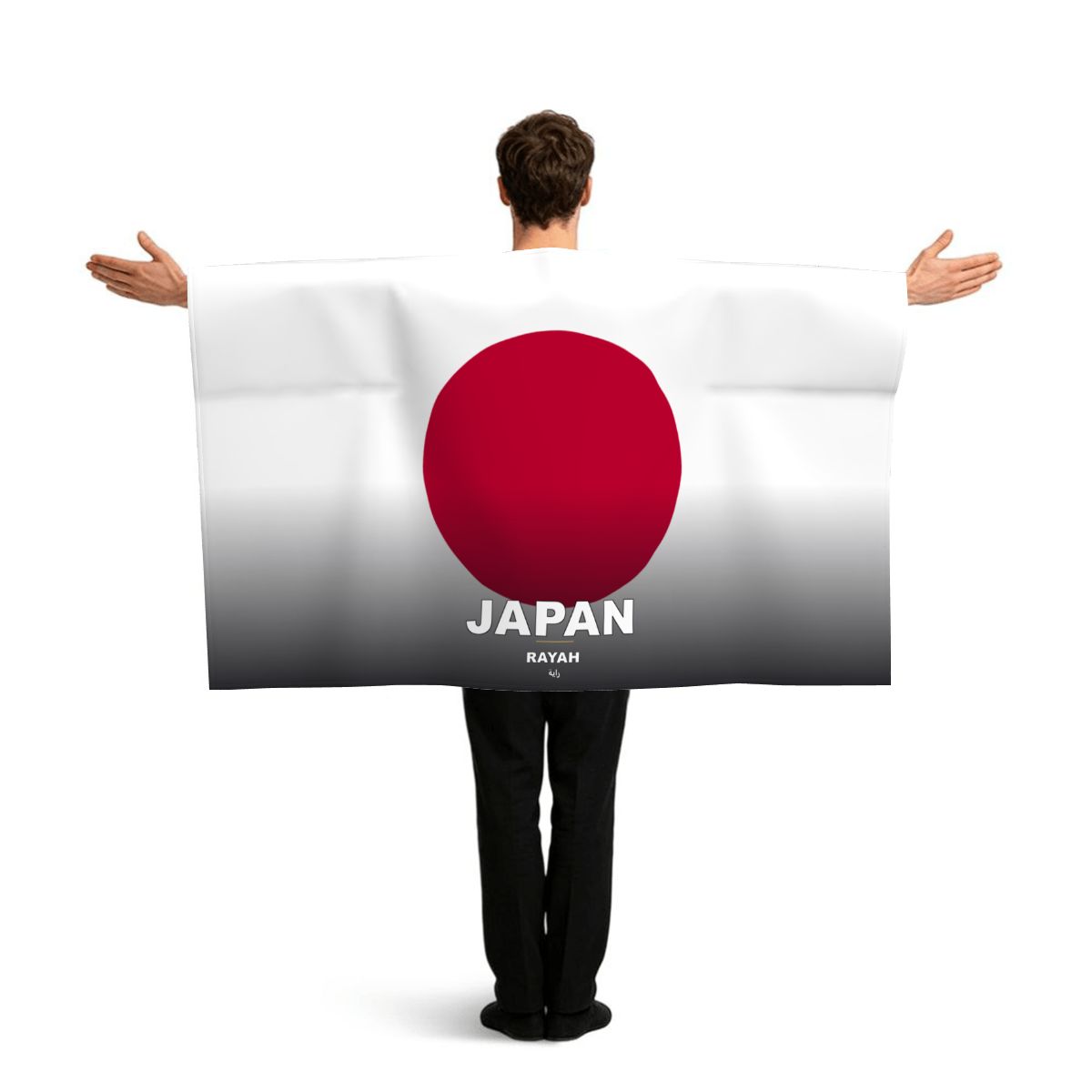 Japan Flag Sleeve Cape — RAYAH.club