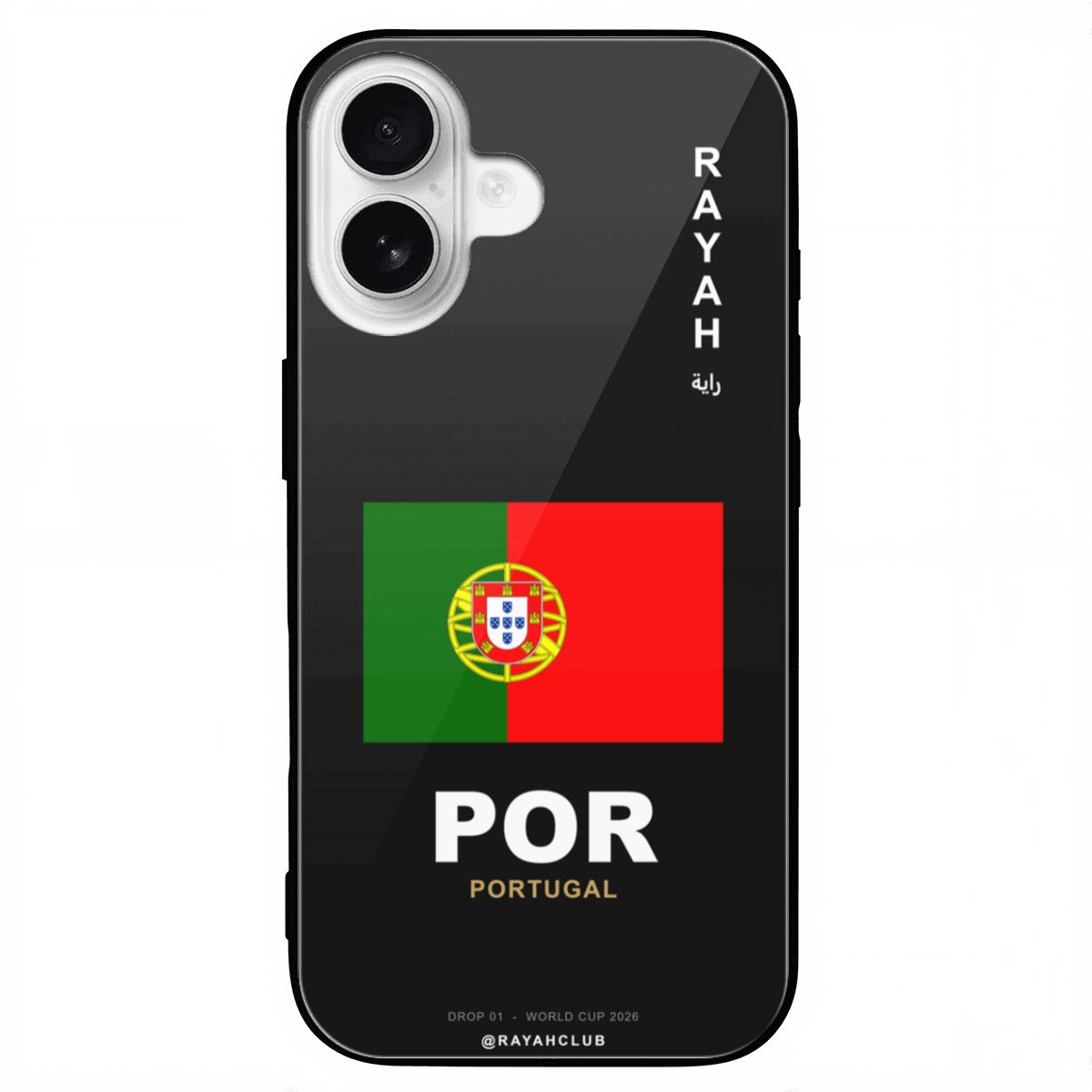 Portugal iPhone 16 Glass Case — RAYAH.club