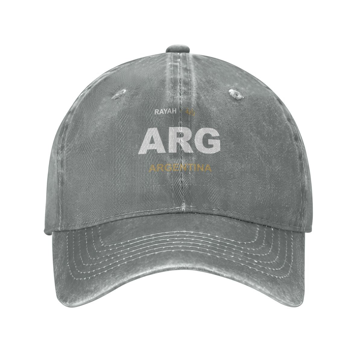 Argentina Washed Denim Cap — RAYAH.club