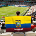Ecuador World Cup 2026 Cape — Fan Flag Wearable