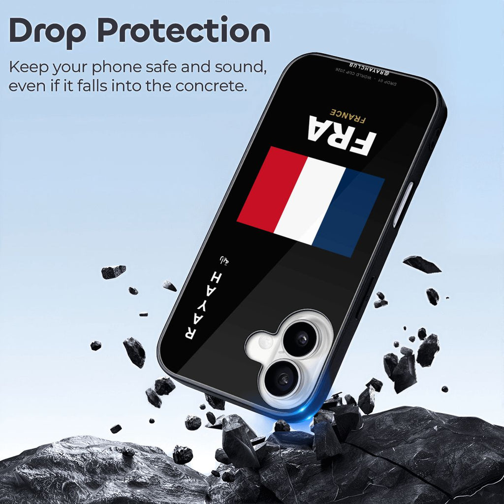 France iPhone 16 Glass Case — RAYAH.club