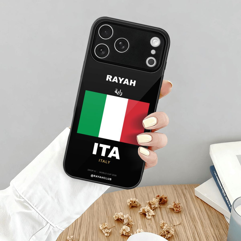 Italy iPhone 17 Pro Max Glass Case — RAYAH.club