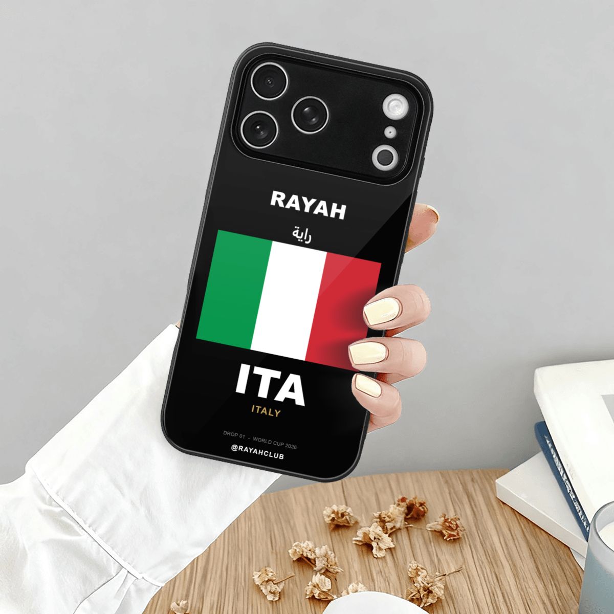 Italy iPhone 17 Pro Max Glass Case — RAYAH.club