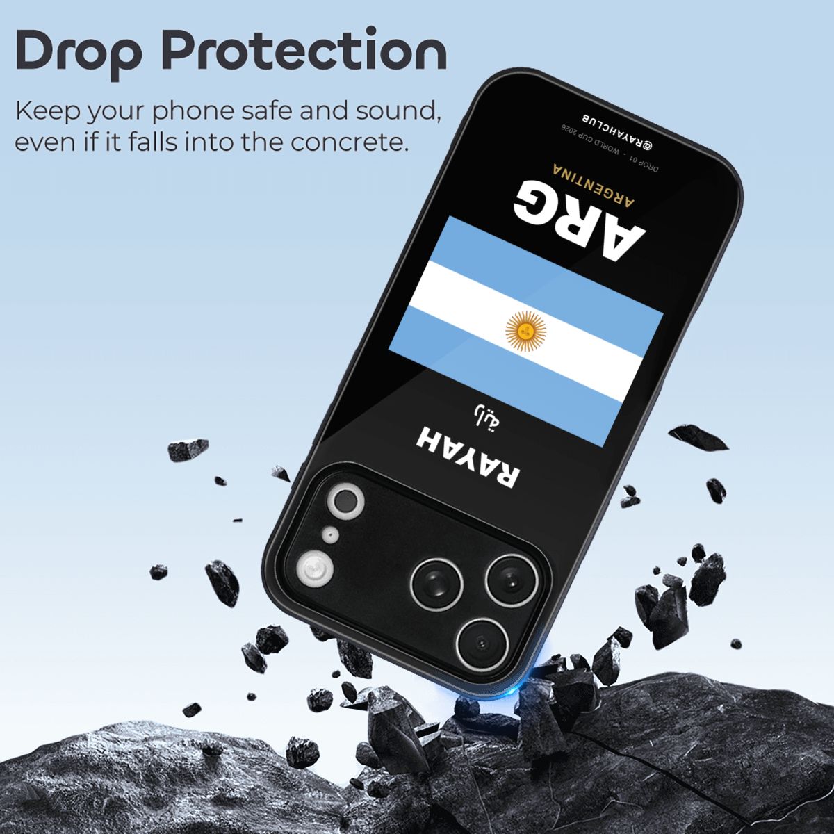 Argentina iPhone 17 Pro Max Glass Case — RAYAH.club