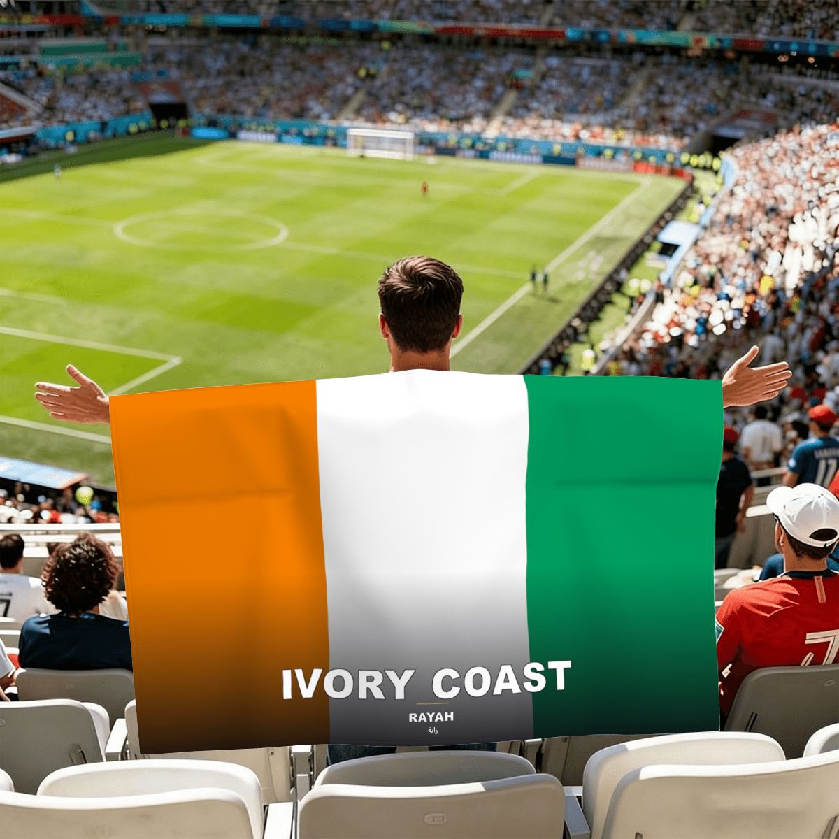Ivory Coast World Cup 2026 Cape — Fan Flag Wearable