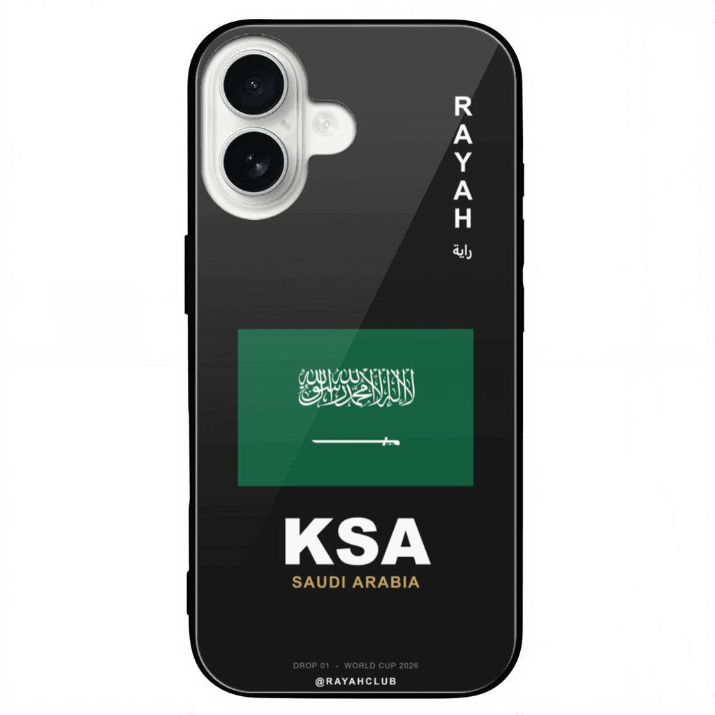 Saudi Arabia iPhone 16 Glass Case — RAYAH.club