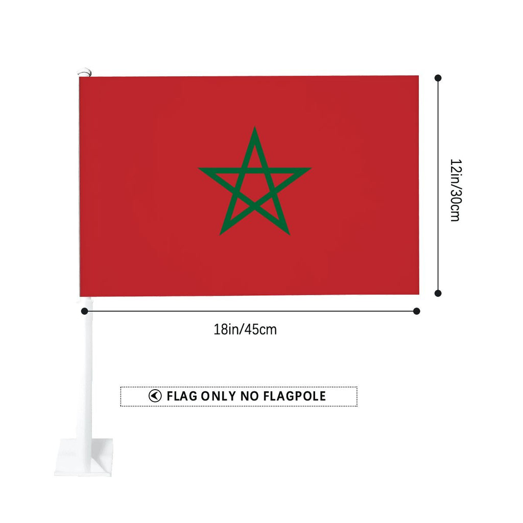 Morocco Car Flag — RAYAH.club